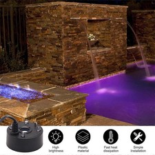Aquarium LED Mist Maker Fogger Atomizer FishTank Water Fog Fountain Pond F1K7