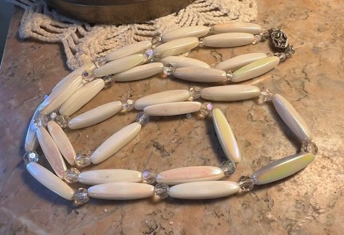 Collier rangs perles - rangs, nacre