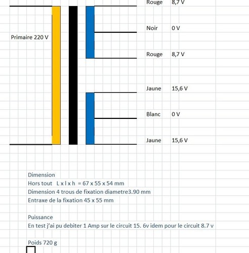 Transformateur 220 sec 2x - ,