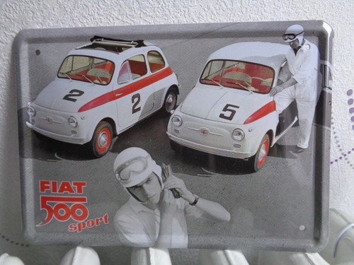 Tole metal fiat 500 sport - metal, x