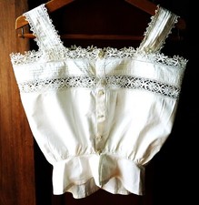 Cache corset ancien en percale