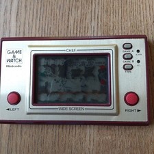 Nintendo Game and Watch Chef Model FP-24 1981 Junk Condition Rare Find