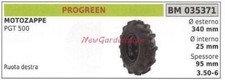 Roue Droite PROGREEN Motoculteur PGT 500 035371