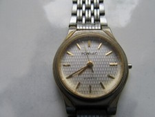 Montre pour pièces Pontiac quartz dame . Boitier et bracelet acier.