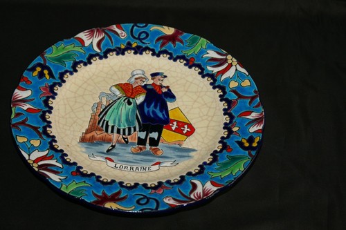 Assiette emaux longwy - assiette, en