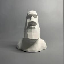 Sculpture Moai en pierre de l'île de Pâques, statue d'art classique décoratio...