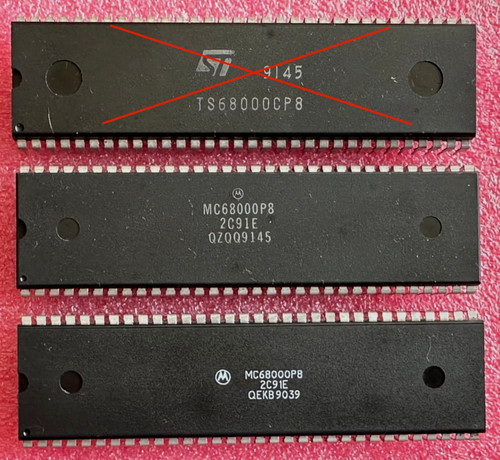 Cpu mc68000p8 amiga 500 - cpu, 500/500+