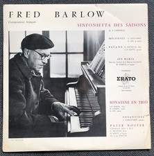 CONCERT FRED BARLOW - Geneviève JOY R.Charmy J-P Rampal Erato 20-173