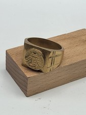 ZU-Chevalière Vintage Plaqué