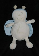 🍀Doudou Coccinelle A-DERMA ADERMA Abeille Crème Aile Bleu Peluche 30 Cm TTBE