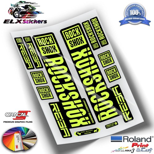 Autocollants rockshox reba - autocollants,