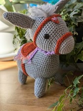 Âne,  Doudou fait main au