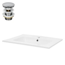 Lavabo encastré en céramique