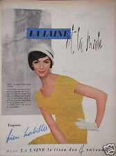 ADVERTISEMENT 1958 WOOL AND FASHION FABRICS OF THE 4 SEASONS - ADVERTISING