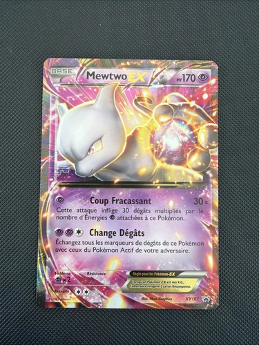 Carte pokémon mewtwo holo - ex,