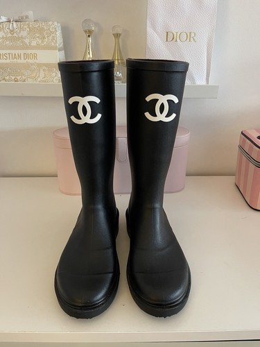 Chanel bottes pluie femme - chanel,