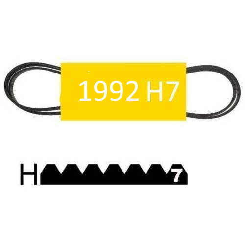 Courroie 1992h7 poly 1992mm - courroie,