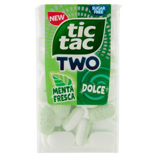 TIC TAC TWO FRESH MINT / SWEET 38,5 g FERRERO ITALY LIMITED EDITION CANDIES