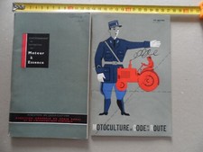 LOT 2 X DEPLIANT Prospectus original MOTEUR A ESSENCE MOTOCULTURE