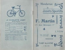 Pub 1934 - Jouets Sportifs