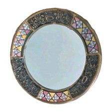 miroir rond de Safi  signé