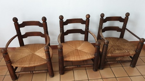 Lot fauteuils bas charles - lot,