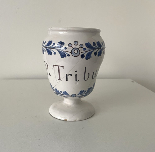 Pot pharmacie style faience - de,