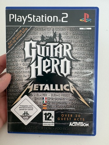 Jeu ps2 guitar - guitar, metallica
