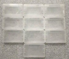 10x GBA Cases Clear Plastic Cartridge Nintendo Game Boy Advance Games Dust Cover