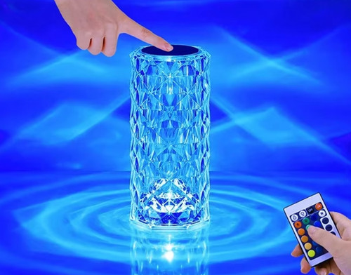 Lampe led cristal tactile usb - cristal,