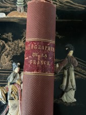 VINTAGE HETZEL JULES VERNE FACSIMILE PRINT: ILLUSTRATED GEOGRAPHY OF FRANCE BOOK