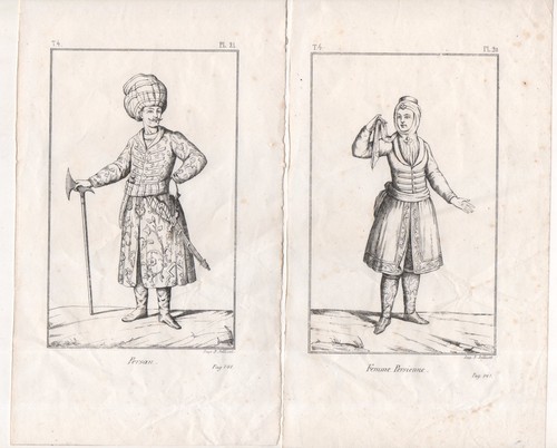 Gravure persan - de,