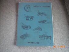 BARBELLION TILLAGE AND TINE EQUIPMENT PARTS LIST