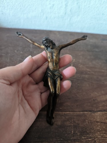 Croix crucifix en bronze - en,