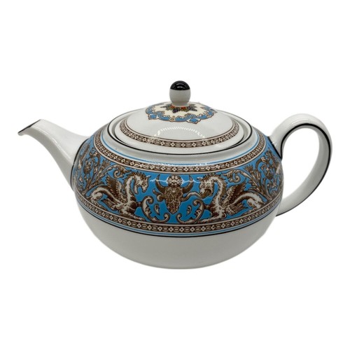 Théière turquoise florentine