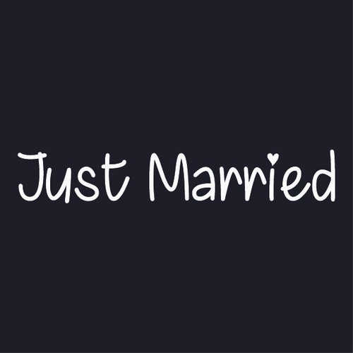Just married 20cm - just, ✔