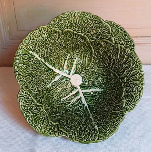 Saladier barbotine feuille - barbotine,