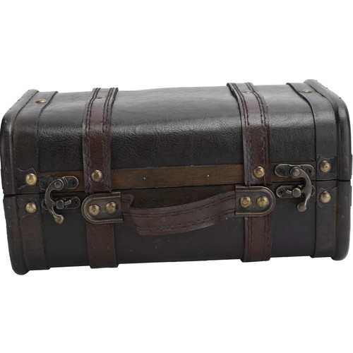 Valise rétro bois vintage - valise,