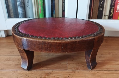 Ancien petit tabouret repose - ancien,