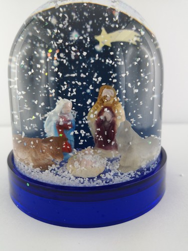Boule neige crèche d - neige,