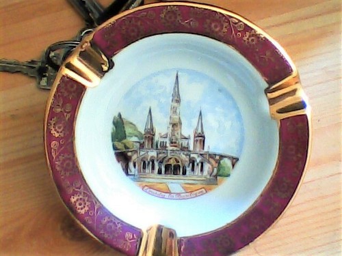 Cendrier vide poche porcelaine - vide-poche,