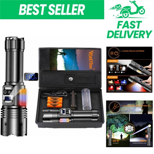 Lampe torche led rechargeable - lampe,