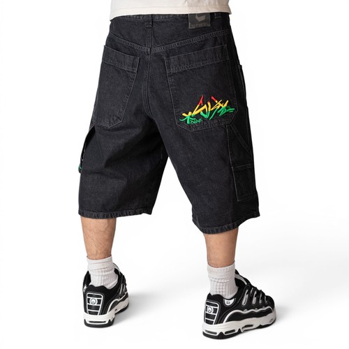 Short jean baggy homme - jean,