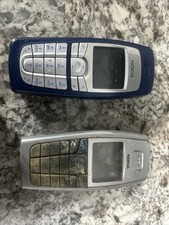 Nokia 6010 Blue Color LCD Vintage Cell Phone Tested Working + Nokia 3120 Unteste