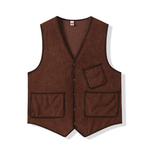 Gilet velours côtelé pour - gilet,