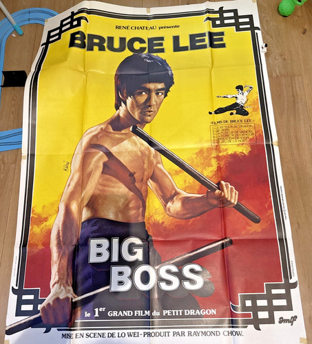 Bruce lee affiche big boss - bruce,