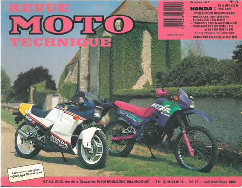 Revue moto technique rmt - technique,