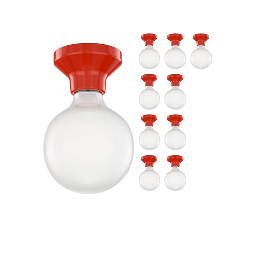 10x plafonnier douille - 10x, plafonnier/douille