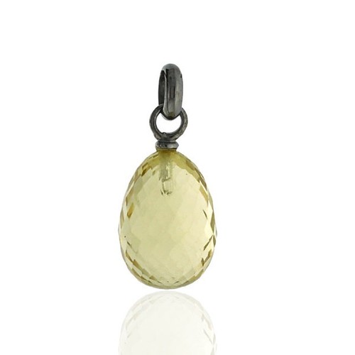 Pendentif quartz argent - à,