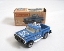 MATCHBOX Miniature Car 75 70~80s Box Illustration 53 FLARESIDE PICK-UP Lesney
